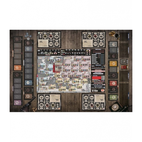 The Other Side of the Hill Giant Spanish Neoprene Mat by NAC Games and Ediciones MasQueOca