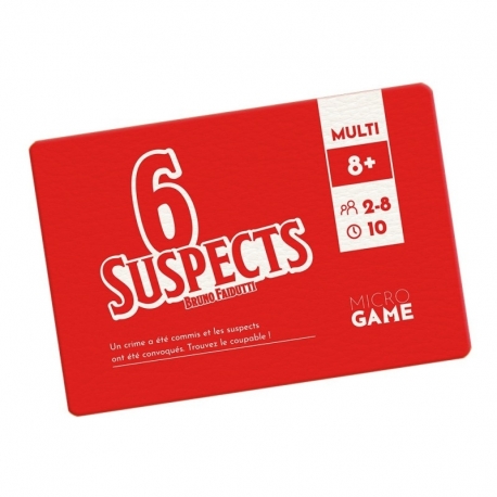 6 suspects (French/English)