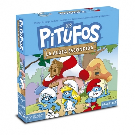 The Smurfs: The Lost Village board game from LastLevel Games (Spanish)