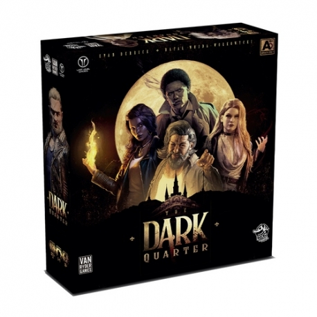 The Dark Quarter board game from Last Level Games (Spanish)
