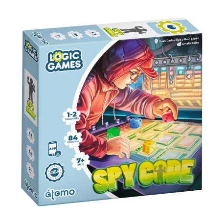 Spy Code : Logic Games educational board game by Átomo Games