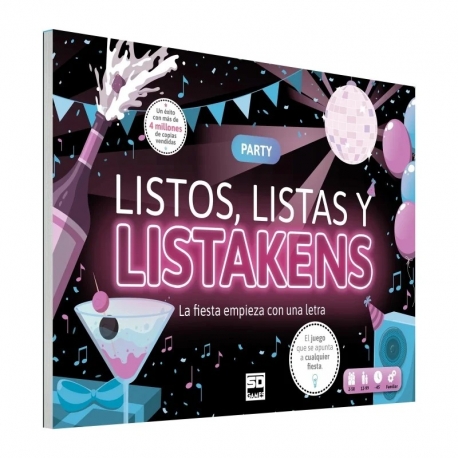 Ready, Set, and Listakens - Party board game from SD Games
