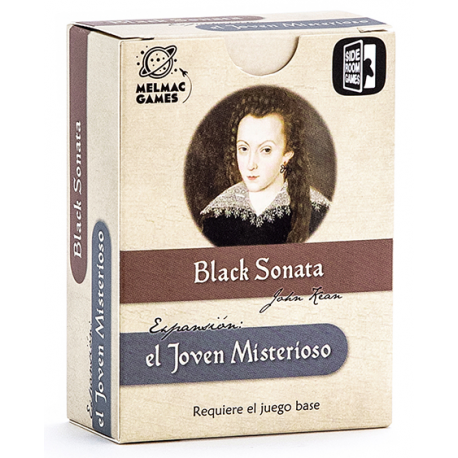 Expansión El Joven Misterioso para el juego Black Sonata de Melmac Games