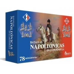Batallas Napoleónicas en la Península: Set de 78 Miniaturas