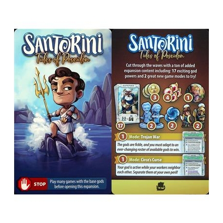 Santorini: God Pack Tides of Poseidon (Inglés) de Roxley Games