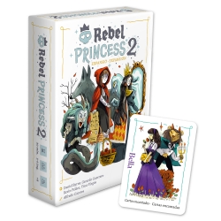 Rebel Princess 2 es una expansión para el juego de cartas Rebel Princess de Zombi Paella