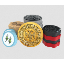 The board game The Tsar's Court: Deluxe components from Samaruc Games
