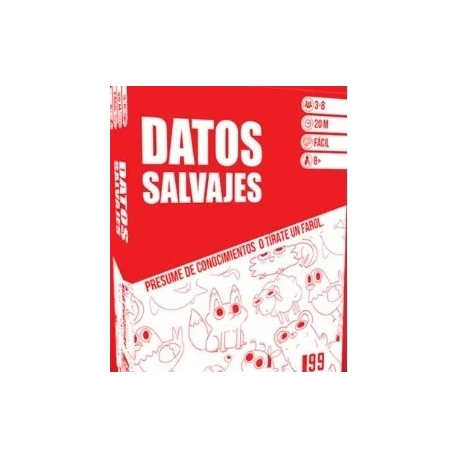 Juego de cartas Datos Salvajes de TCG Factory