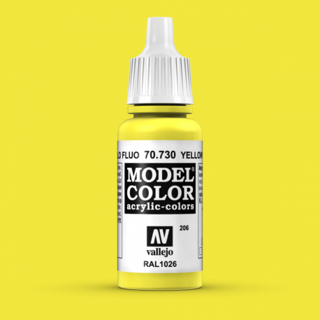 206:Modelcolor 730-17Ml. Amarillo Fluorescente