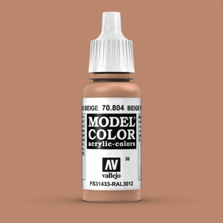 036:Modelcolor 804-17Ml. Rojo Beige