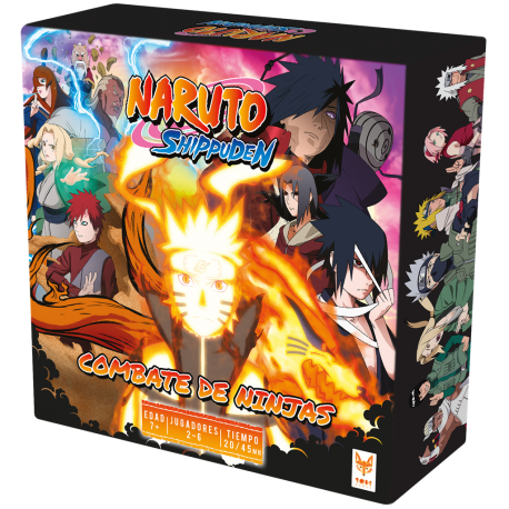 Juego de mesa en castellano Naruto Shippuden: Combates de Ninjas de TOPI Games