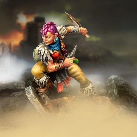 Punkapocalyptic Shadow (small blade and throwing knives) Unami from Bad Roll Games