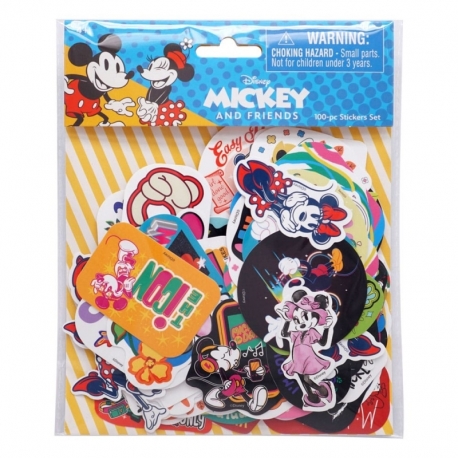 Disney Pack de 100 Pegatina Mickey & Minnie