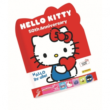 Hello Kitty Sticker Collection Álbum para Cromos 50th Anniversary (Alemán)