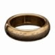 El Señor de los Anillos Anillo Único de tungsteno (bañado en oro) Talla 13