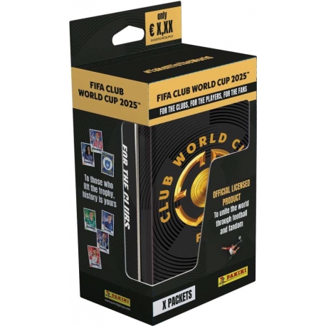 FIFA Club World Cup 2025 Cartas Coleccionables Expositor de Sobres Classic Tin