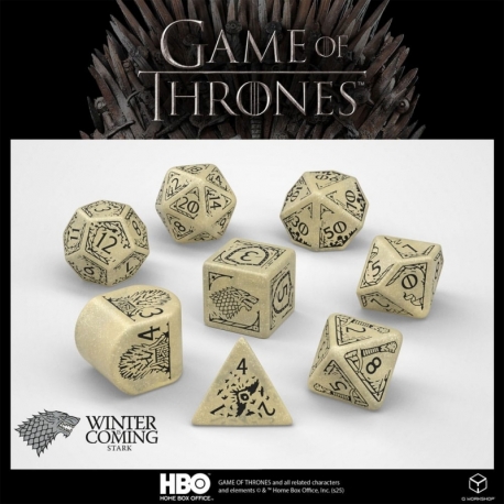 Juego de Tronos Pack de Dados Stark (8)