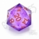 CritStones Liquid Core dados D20 Feywild Sparkle 3 cm