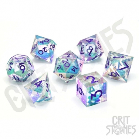 CritStones Liquid Core Pack de Dados Fantasia Fluid Electroplated (7)