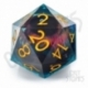 CritStones Liquid Core dados D20 Eye of the Oracle 5 cm