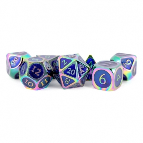 FanRoll Pack de Dados Rainbow with Blue Enamel (7)