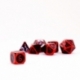 FanRoll Pack de Dados Red with Black Enamel (7)