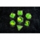 Dragon Storm Inclusion Dice Set Green Dragon (7)