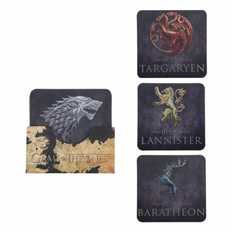 Juego de Tronos Pack de 4 Medallóns Sigil