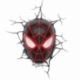 Marvel Comics Lámpara 3D LED Spider-Man Miles Morales Face 3D