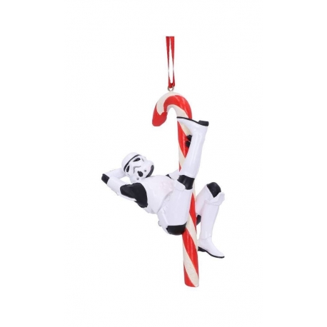 Original Stormtrooper Decoración Árbol de Navidad Candy Cane 12 cm