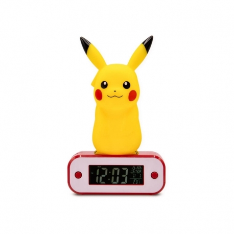 Pokémon Alarm Clock with Light Pikachu 18 cm