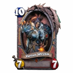 Hearthstone Estatua 3D Art Frame Varian Wrynn 31 cm
