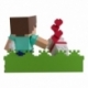 Minecraft Figura Vinyl Taming a Wolf 10 cm