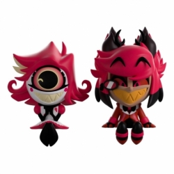Hazbin Hotel Co. Figuras Vinyl Alastor & Niffty Monitor Buddiez