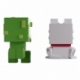 Minecraft Co. Figuras Vinyl Wolf and Creeper Monitor Buddiez