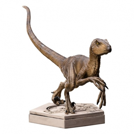 Jurassic World Icons Estatua Velociraptor B 9 cm