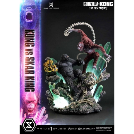 Godzilla x Kong: The New Empire Estatua Ultimate Diorama Masterline Series Kong vs Skar King 104 cm