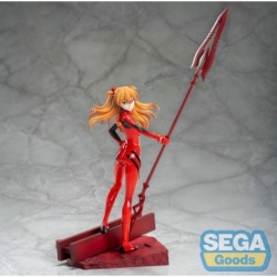 Evangelion: 3.0+1.0 Thrice Upon a Time Estatua Luminasta PVC Asuka Shikinami Langley x Spear of Longinus 20 cm