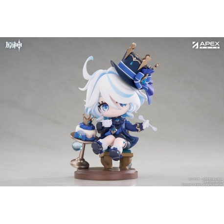 Genshin Impact Estatua PVC Furina Amai Gogo no Sanbika Chibi Chara Ver. 13 cm
