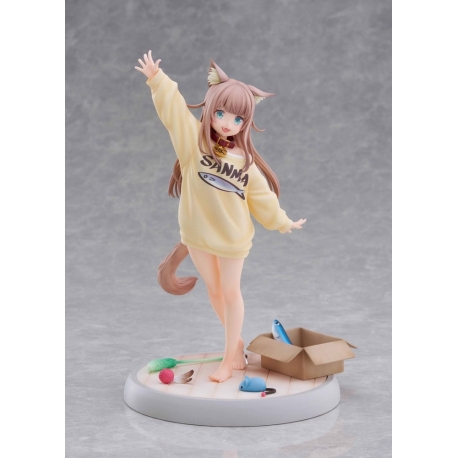My Cat Is a Kawaii Girl Statue 1/6 Kinako Play With Ver. AmiAmi 21 cm