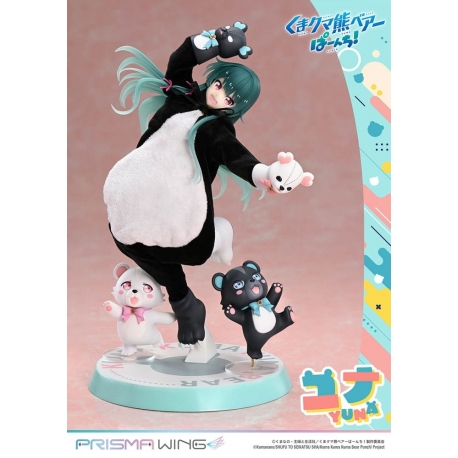 Kuma Kuma Kuma Bear Punch! Estatua PVC 1/7 Prisma Wing Yuna 28 cm