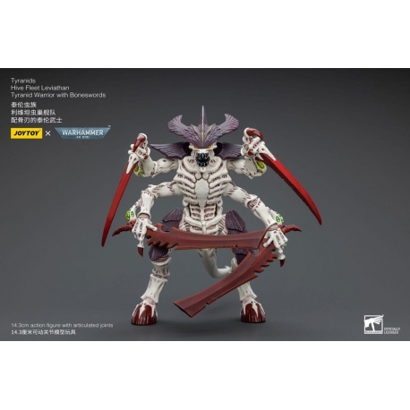 Warhammer 40k Action Figure 1/18 Tyranids Hive Fleet Leviathan Tyranid Warrior with Boneswords 12 cm