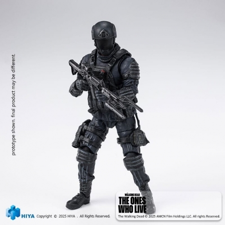 The Walking Dead: The Ones Who Lived Figura 1/18 Exquisite Mini CRM Soldier 10 cm