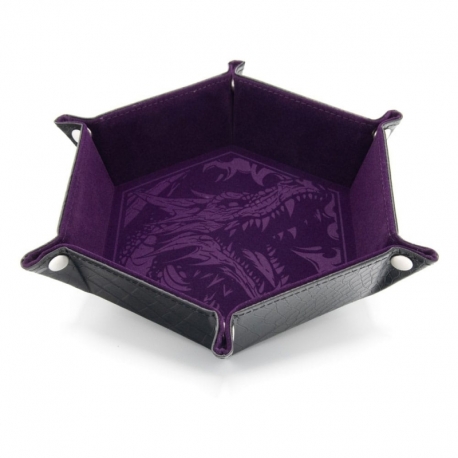 CritStones Bandeja plegable para dados Dragon Skin Edition Purple