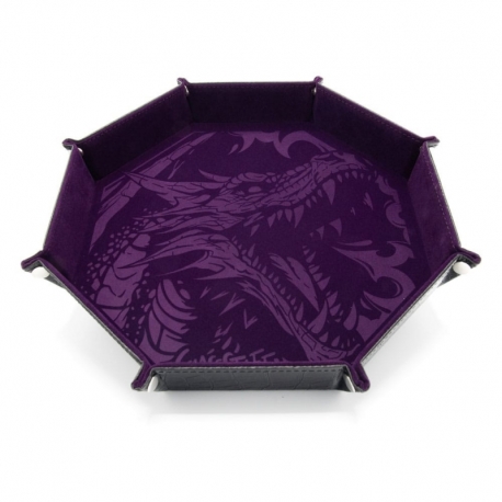CritStones Bandeja plegable para dados Dragon Skin XL Edition Purple