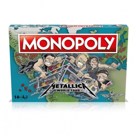 Metallica Monopoly Metallica World Tour (Francés)