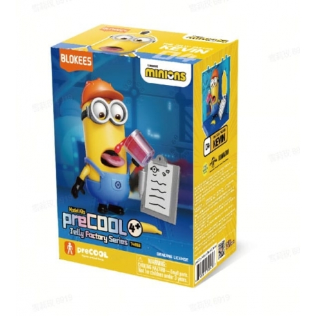 Minions Blokees PreCool Jelly Factory Series 1 Plastic Model Kit 04 Kevin the Jelly Taster