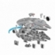 Star Wars Model Kit 1/164 Millennium Falcon 21 cm