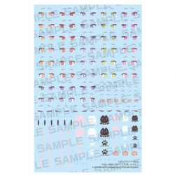 Megami Device M.S.G. Plastic Model Kit 1/1 Puni Mofu Eye Decal Set