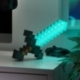 Minecraft Lámpara Espada de Diamante 40 cm